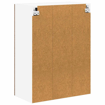 Mobile in vetro da parete LUCCA Rovere Marrone 60 x 31 x 80 cm | homemem39
