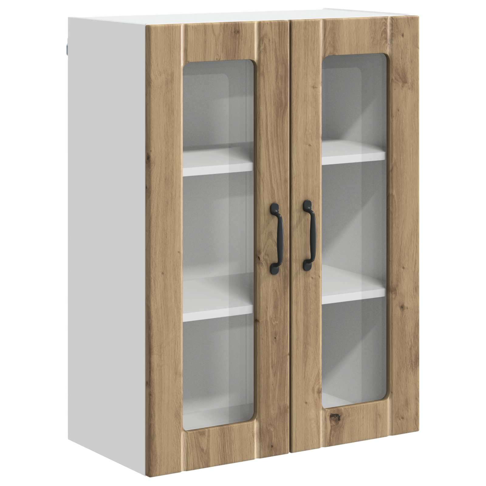 Mobile in vetro da parete LUCCA Rovere Artigianale | homemem39