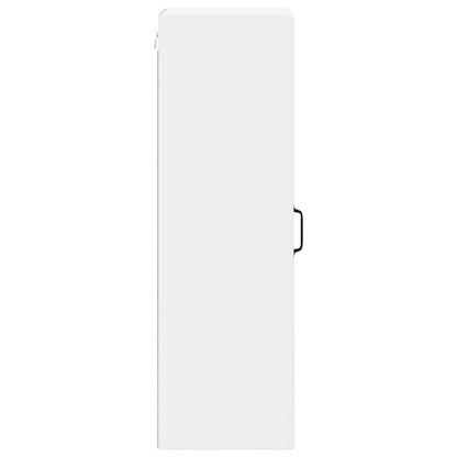 Mobile in vetro da parete LUCCA Bianco 40 x 31 x 100 cm | homemem39