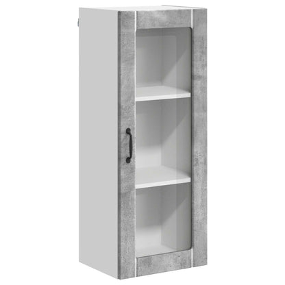 Mobile in vetro da parete LUCCA Grigio Cemento 40 x 31 x 100 cm | homemem39