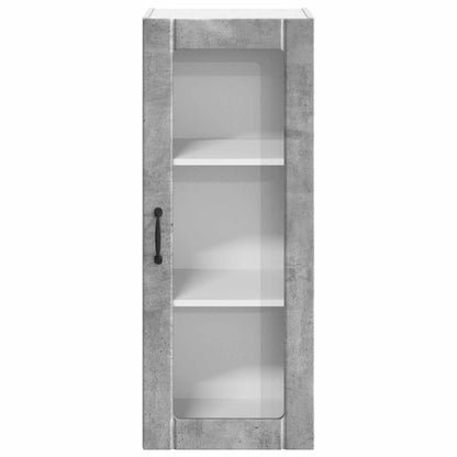Mobile in vetro da parete LUCCA Grigio Cemento 40 x 31 x 100 cm | homemem39