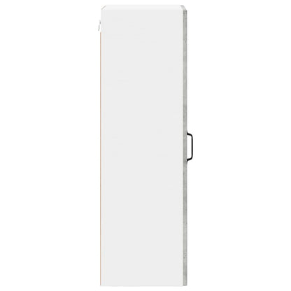 Mobile in vetro da parete LUCCA Grigio Cemento 40 x 31 x 100 cm | homemem39