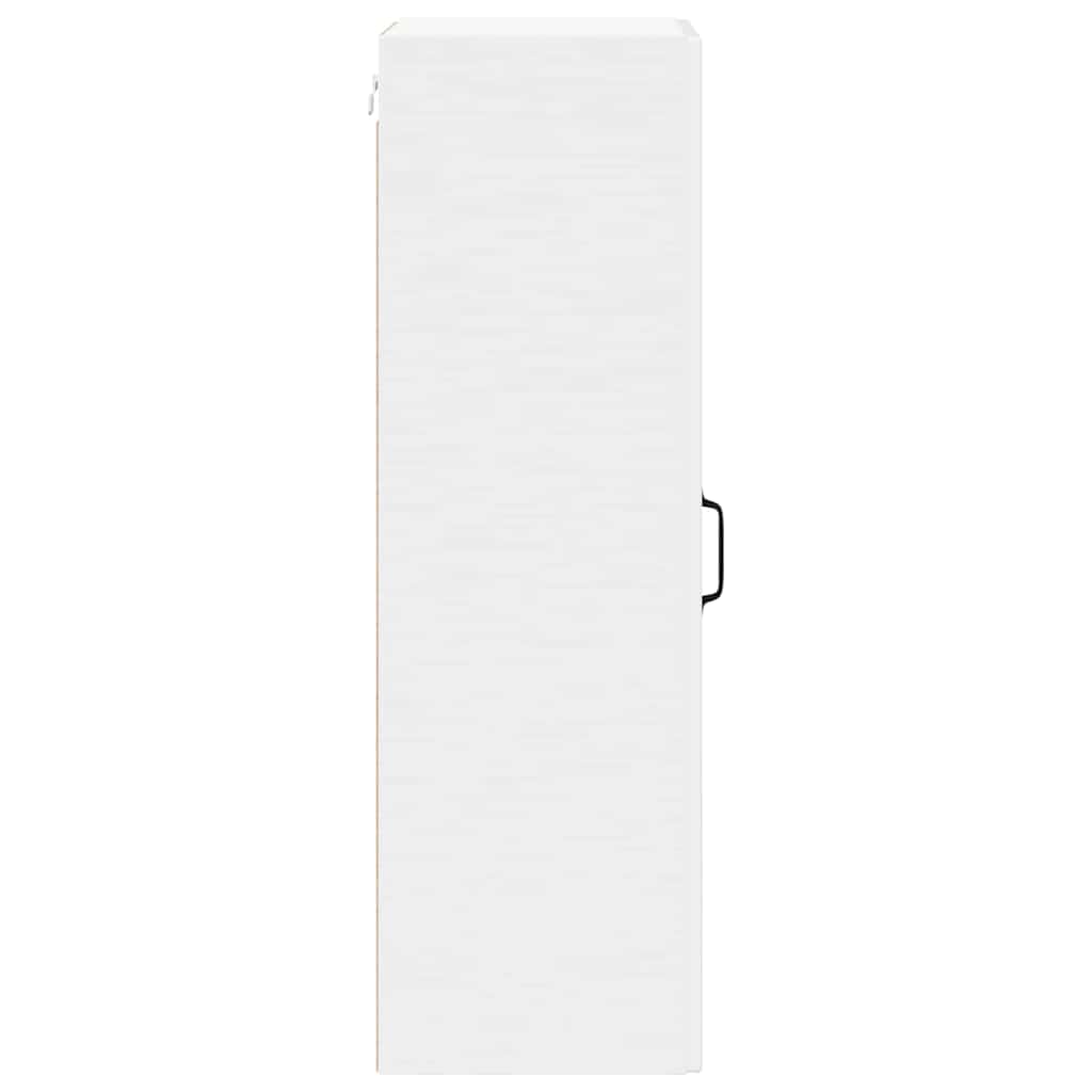 Mobile in vetro da parete LUCCA Bianco Lucido 40 x 31 x 100 cm | homemem39
