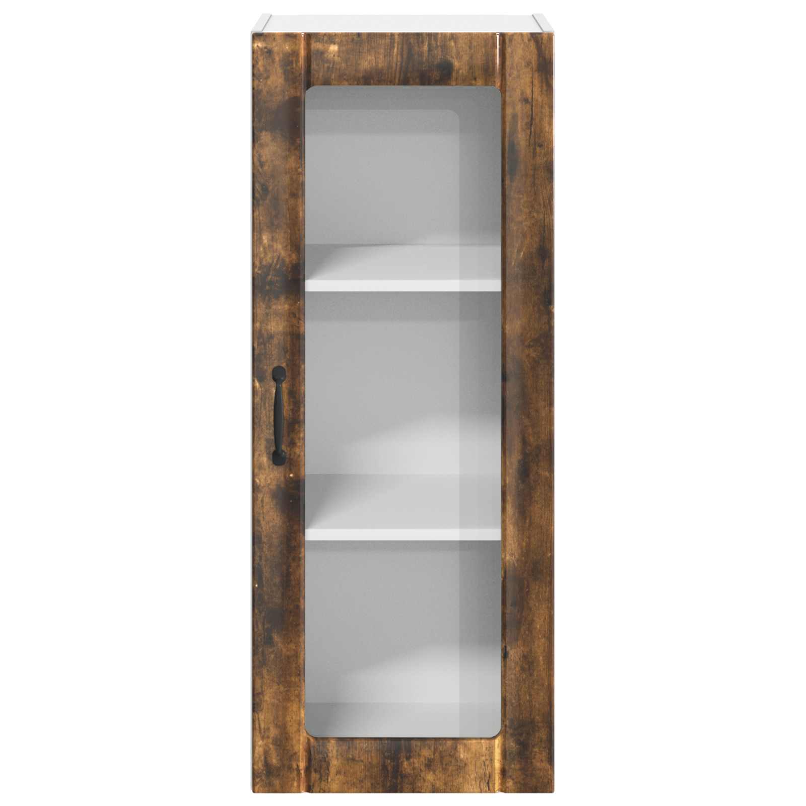 Mobile in vetro da parete LUCCA Rovere Fumo 40 x 31 x 100 cm | homemem39