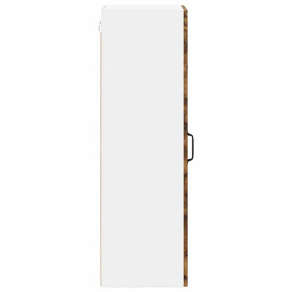 Mobile in vetro da parete LUCCA Rovere Fumo 40 x 31 x 100 cm | homemem39