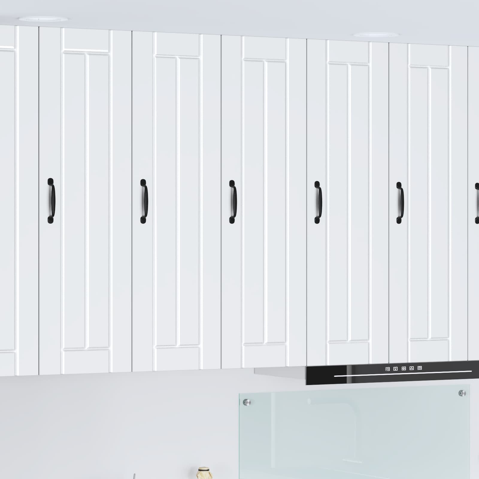 Armadietto a muro LUCCA Bianco 30 x 31 x 100 cm | homemem39