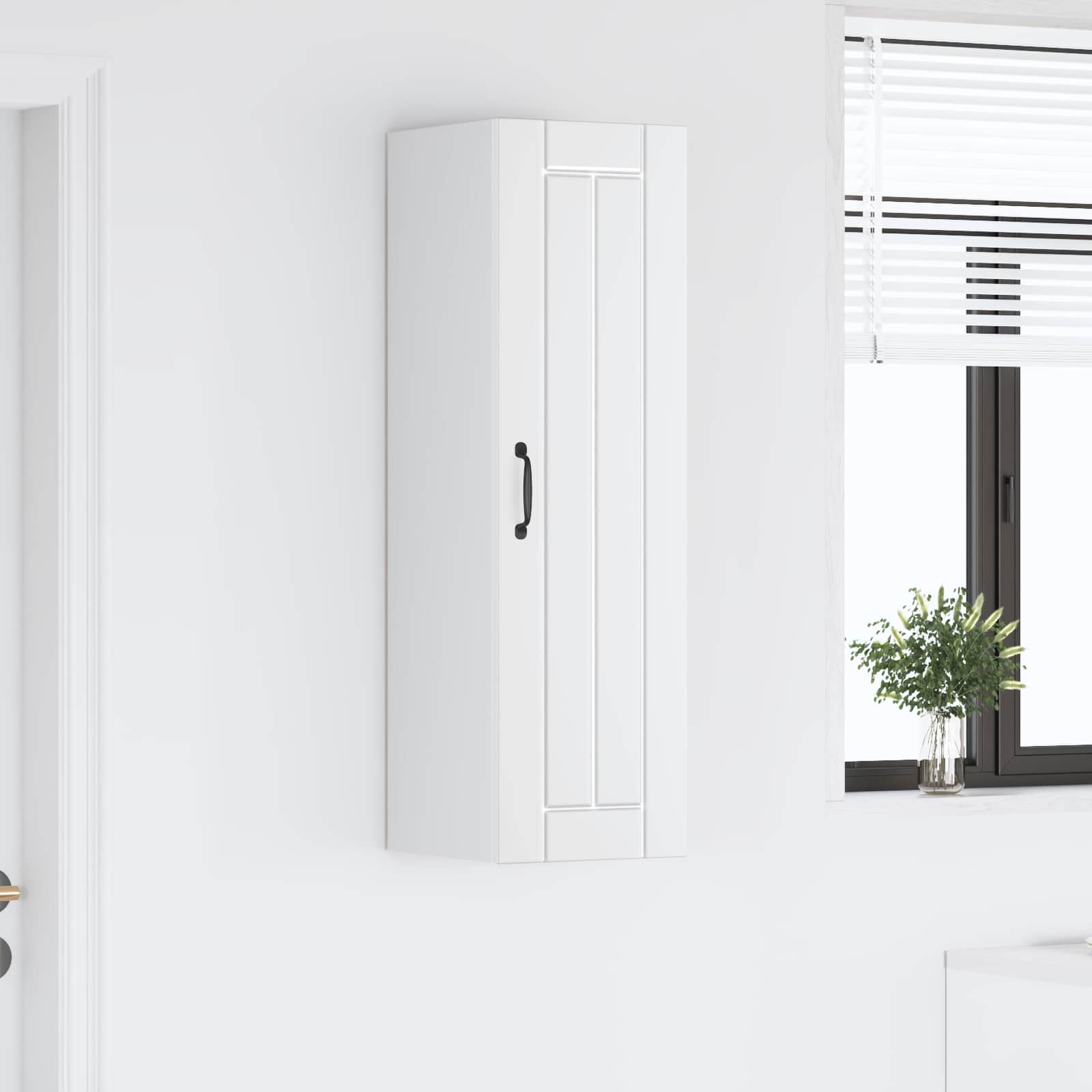 Armadietto a muro LUCCA Bianco 30 x 31 x 100 cm | homemem39