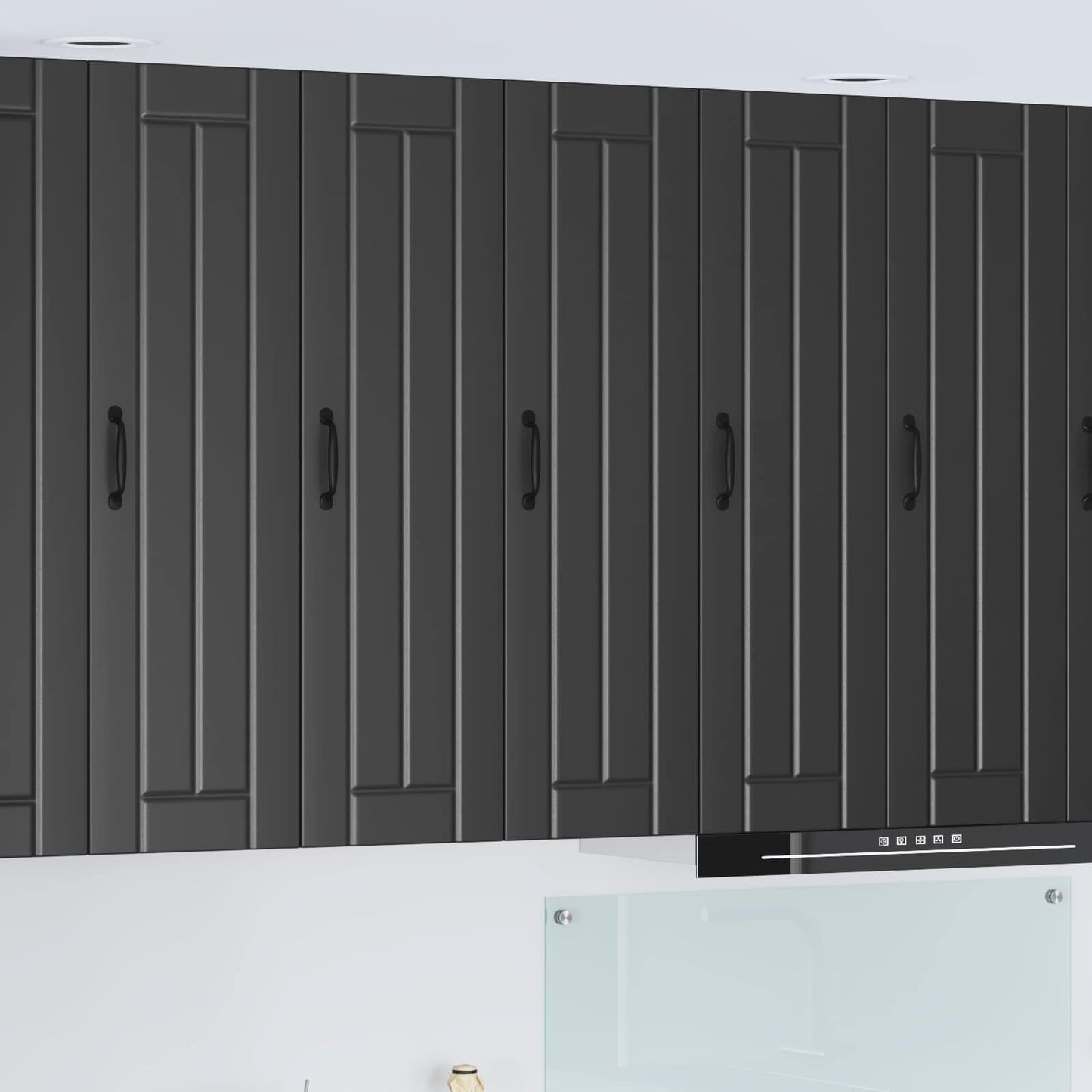 Armadietto a muro LUCCA Nero 30 x 31 x 100 cm | homemem39