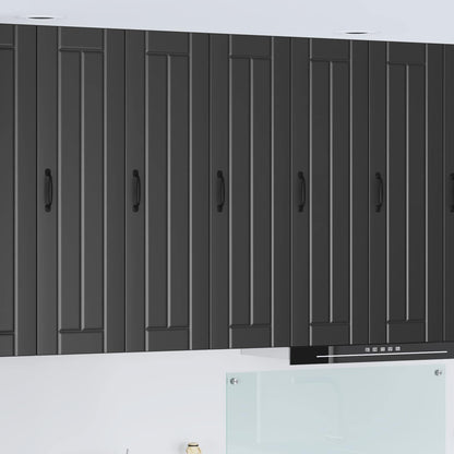 Armadietto a muro LUCCA Nero 30 x 31 x 100 cm | homemem39