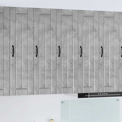Armadietto a muro LUCCA Grigio Cemento 30 x 31 x 100 cm | homemem39