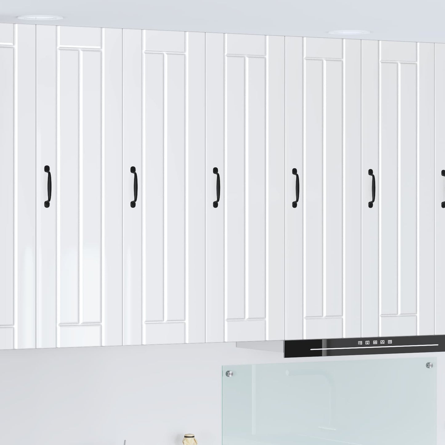 Armadietto a muro LUCCA Bianco Lucido 30 x 31 x 100 cm | homemem39