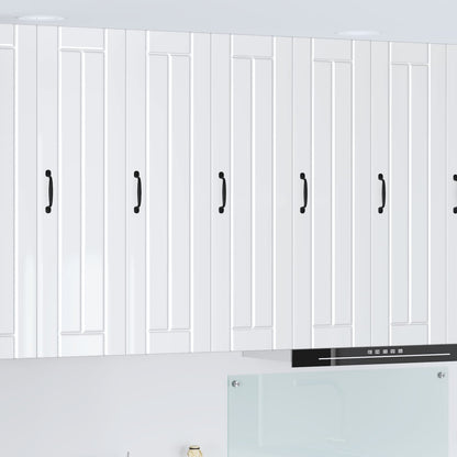 Armadietto a muro LUCCA Bianco Lucido 30 x 31 x 100 cm | homemem39