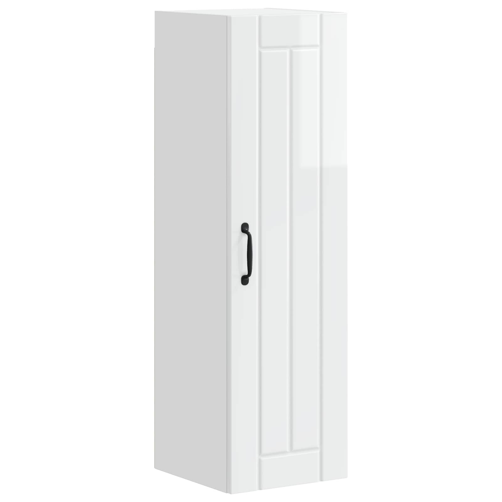 Armadietto a muro LUCCA Bianco Lucido 30 x 31 x 100 cm | homemem39