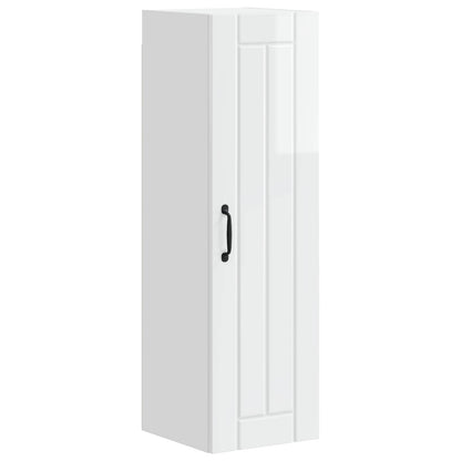 Armadietto a muro LUCCA Bianco Lucido 30 x 31 x 100 cm | homemem39
