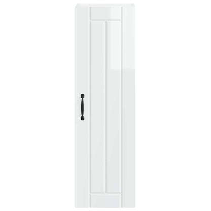 Armadietto a muro LUCCA Bianco Lucido 30 x 31 x 100 cm | homemem39