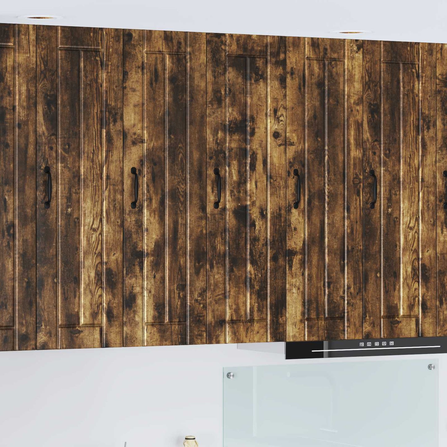 Armadietto a muro LUCCA Rovere Fumo 30 x 31 x 100 cm | homemem39