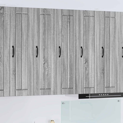 Armadietto a muro LUCCA Grigio Sonoma 30 x 31 x 100 cm | homemem39