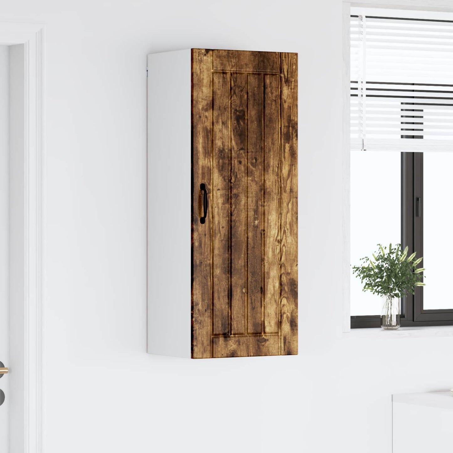 Armadietto a muro LUCCA Rovere Fumo 40 x 31 x 100 cm | homemem39
