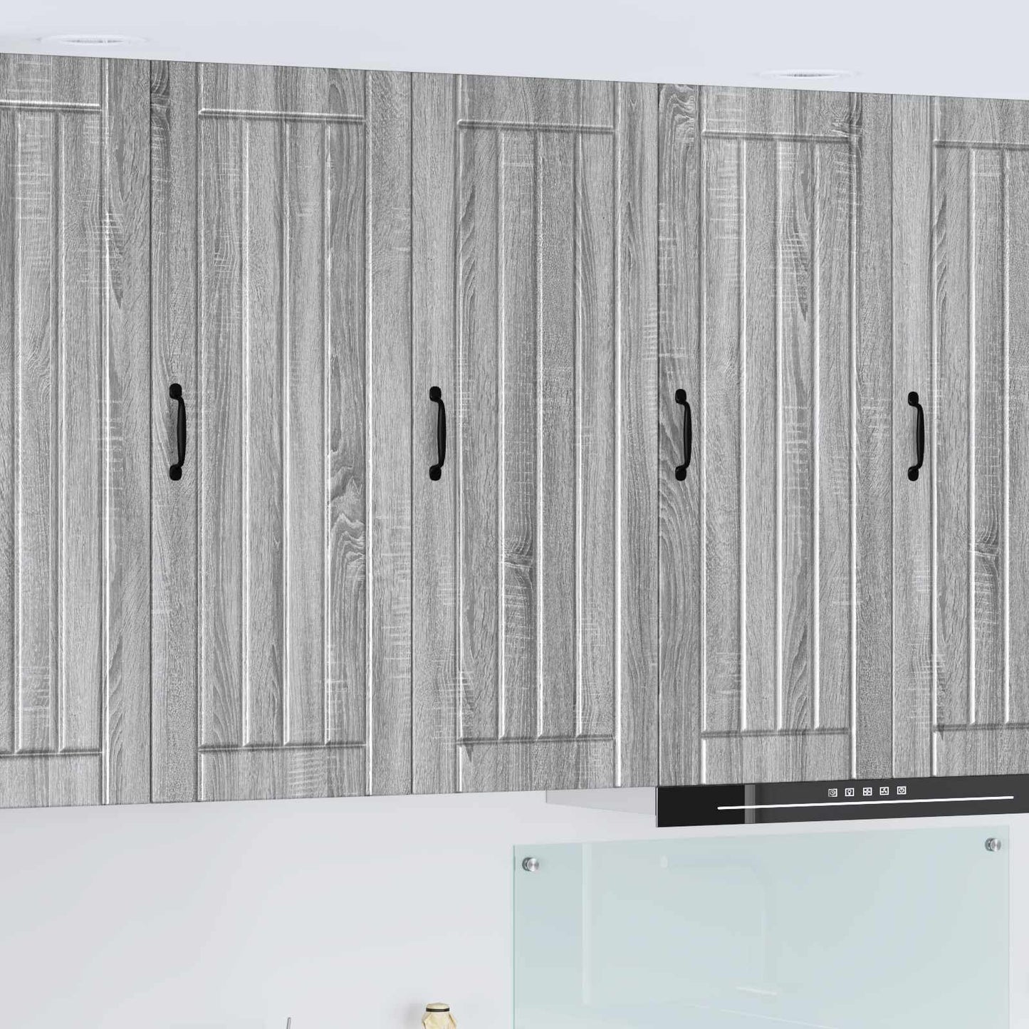 Armadietto a muro LUCCA Grigio Sonoma 40 x 31 x 100 cm | homemem39