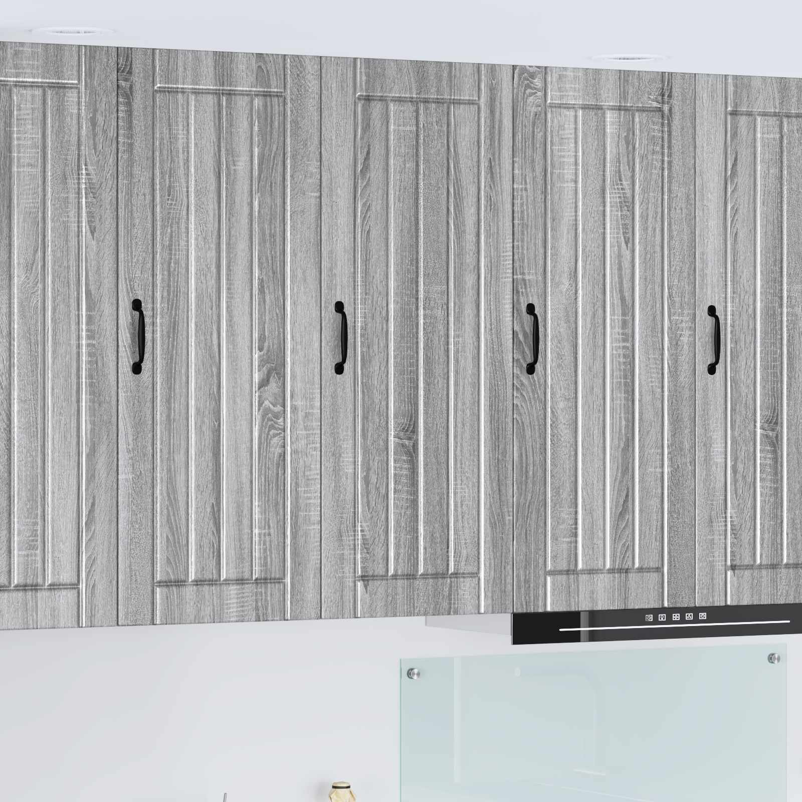 Armadietto a muro LUCCA Grigio Sonoma 40 x 31 x 100 cm | homemem39