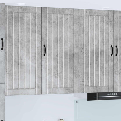 Armadietto a muro LUCCA Grigio Cemento 50 x 31 x 100 cm | homemem39
