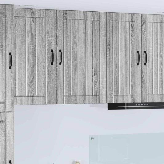 Armadietto a muro LUCCA Grigio Sonoma 50 x 31 x 100 cm
