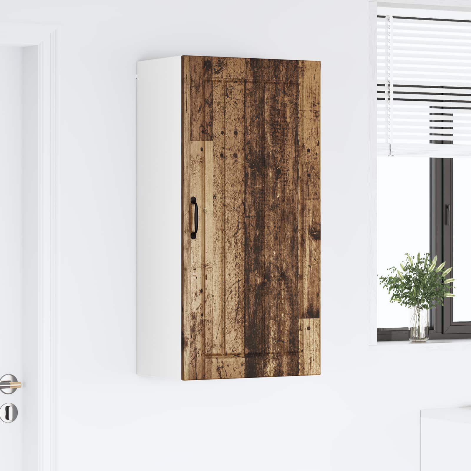 Armadietto a muro LUCCA Legno antico 50 x 31 x 100 cm | homemem39