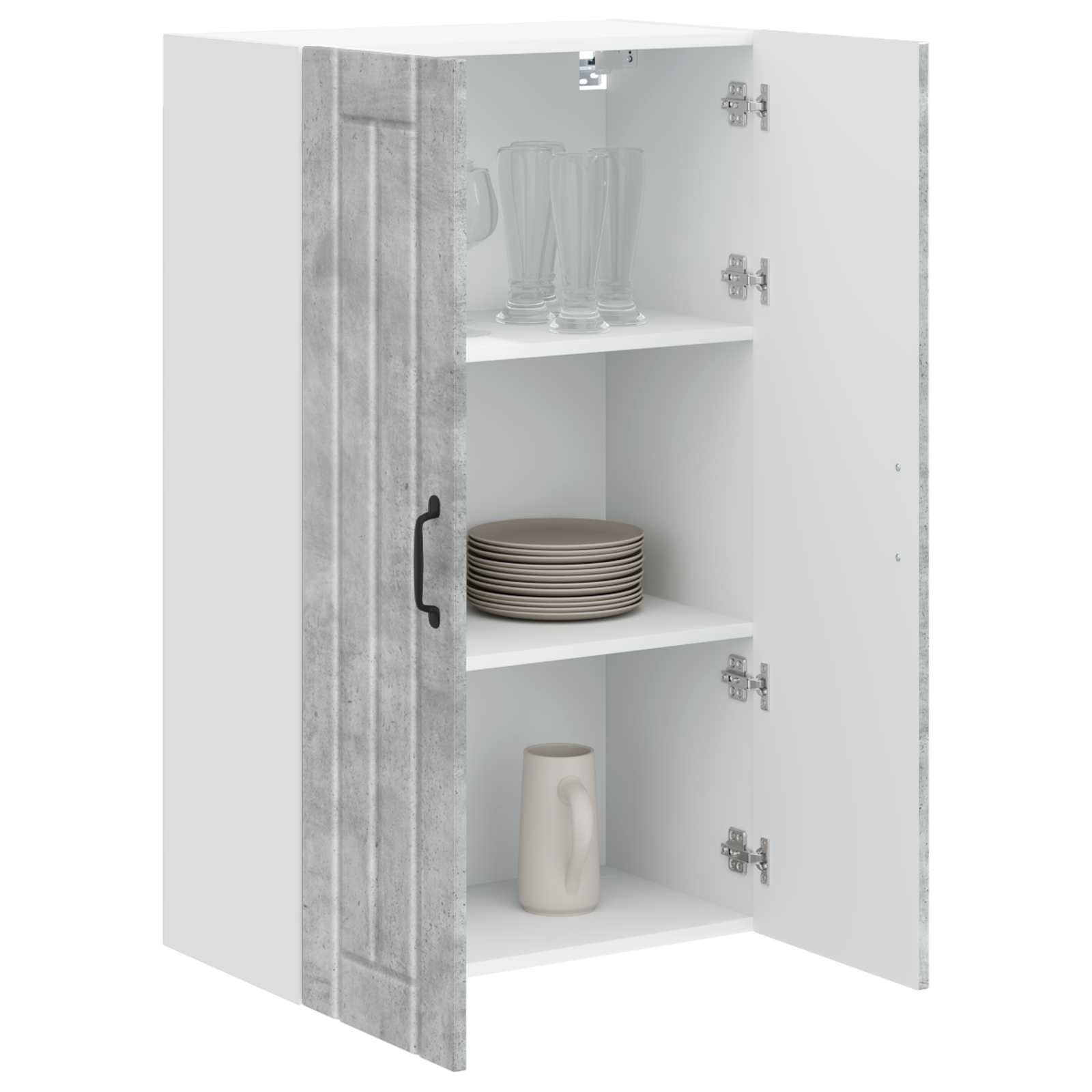 Pannello lavastoviglie Lucca Grigio Cemento 60 x 31 x 100 cm | homemem39