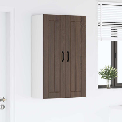 Armadietto a muro LUCCA Rovere Marrone 60 x 31 x 100 cm