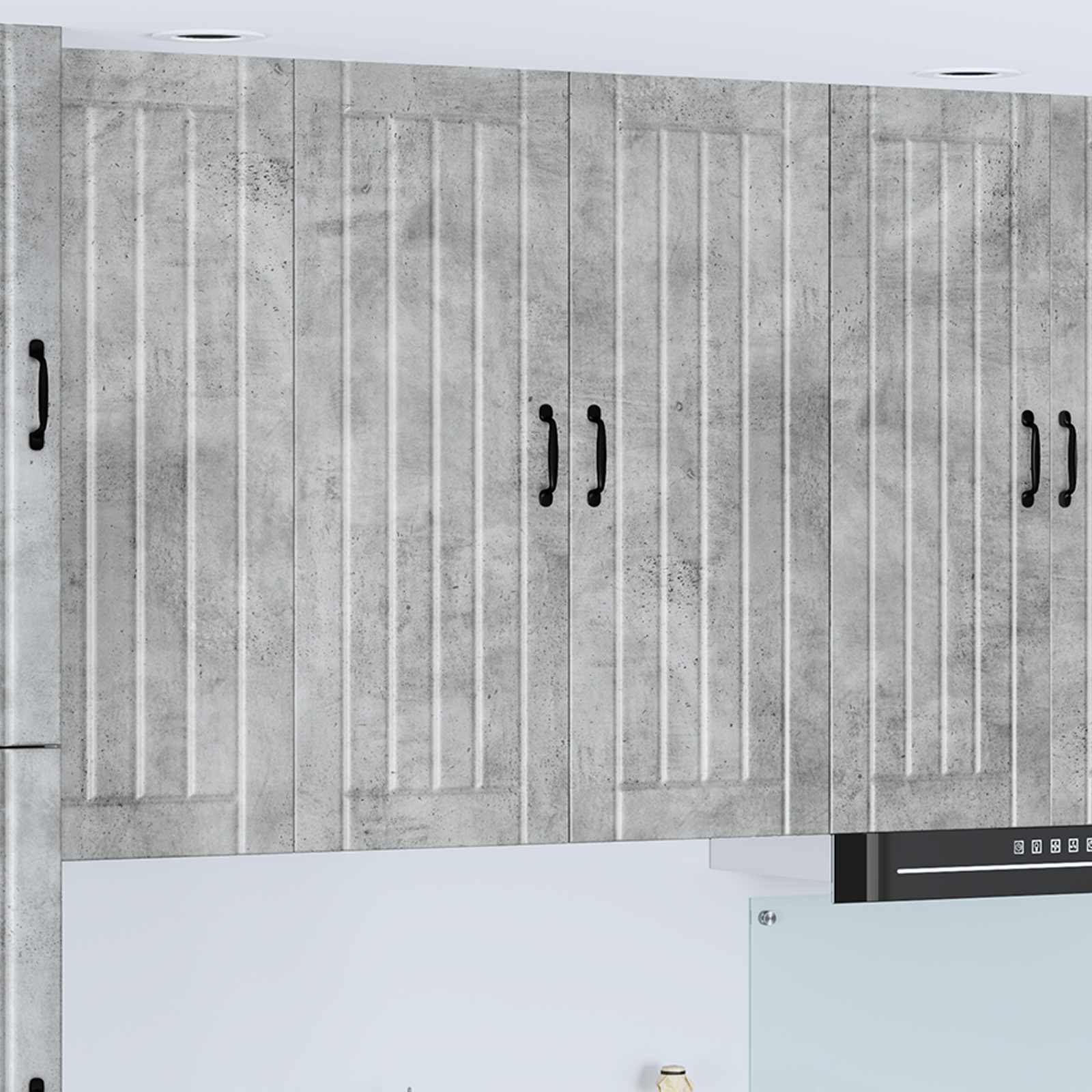 Pannello lavastoviglie Lucca Grigio Cemento 80 x 31 x 100 cm | homemem39