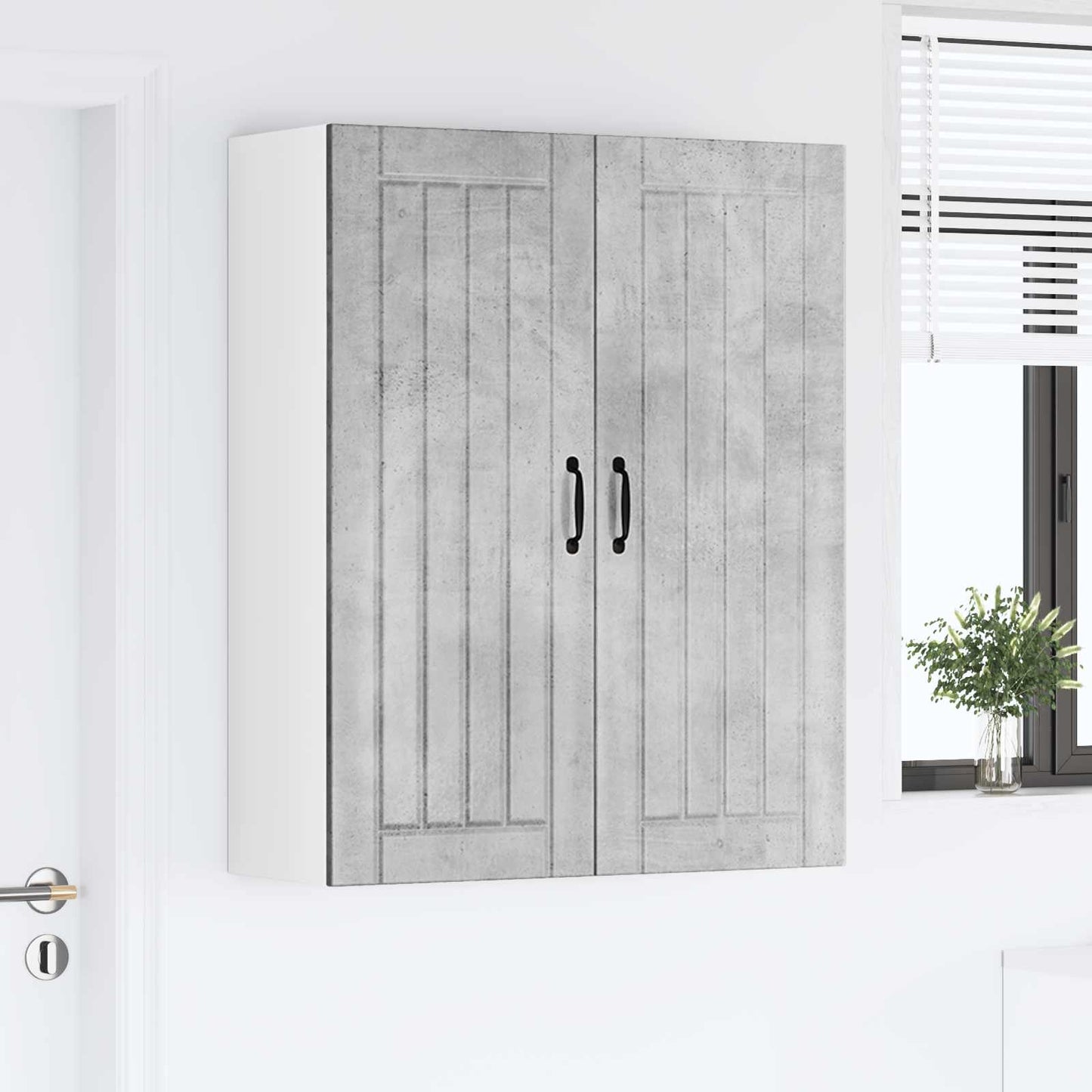 Pannello lavastoviglie Lucca Grigio Cemento 80 x 31 x 100 cm | homemem39