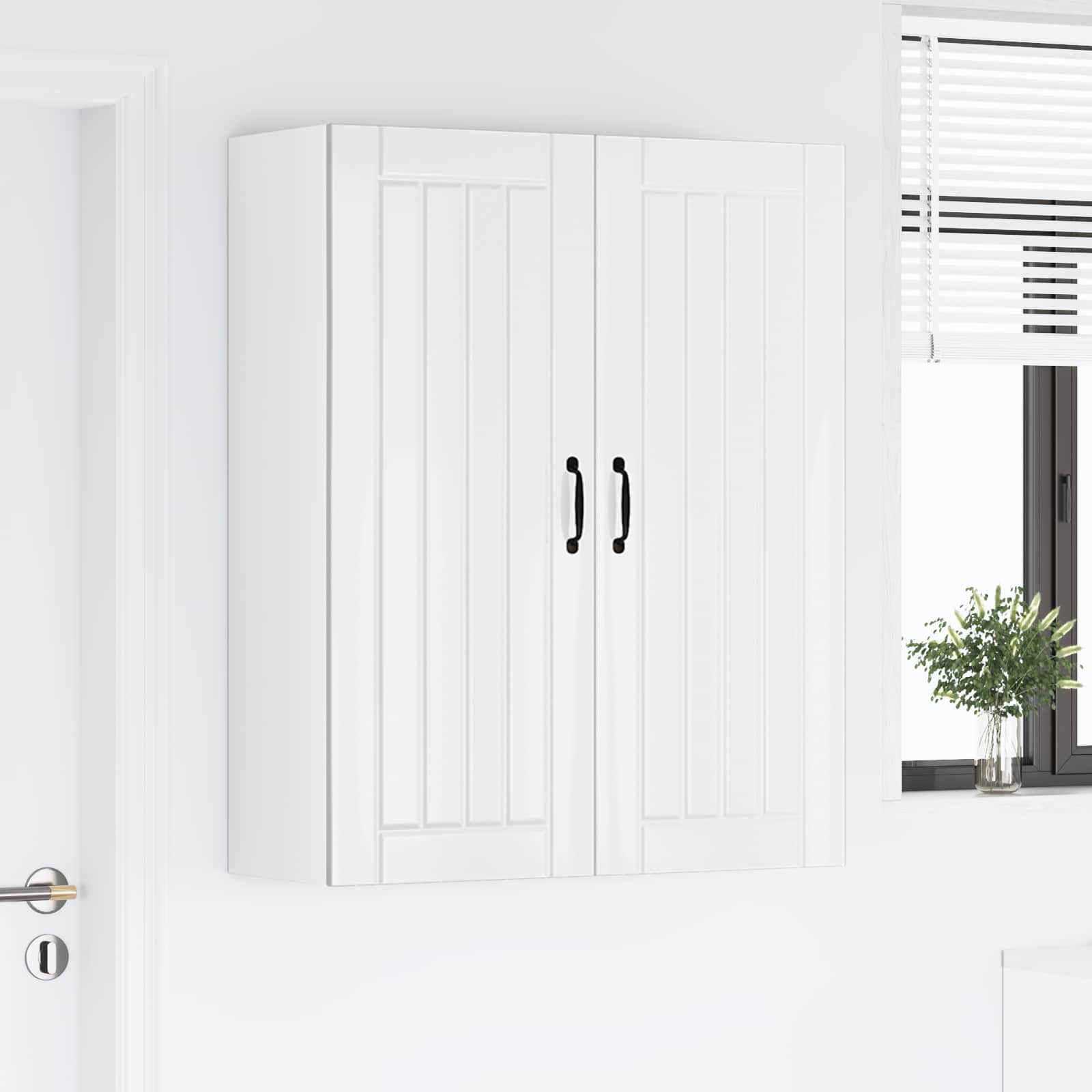 Pannello lavastoviglie Lucca Bianco Lucido 80 x 31 x 100 cm | homemem39