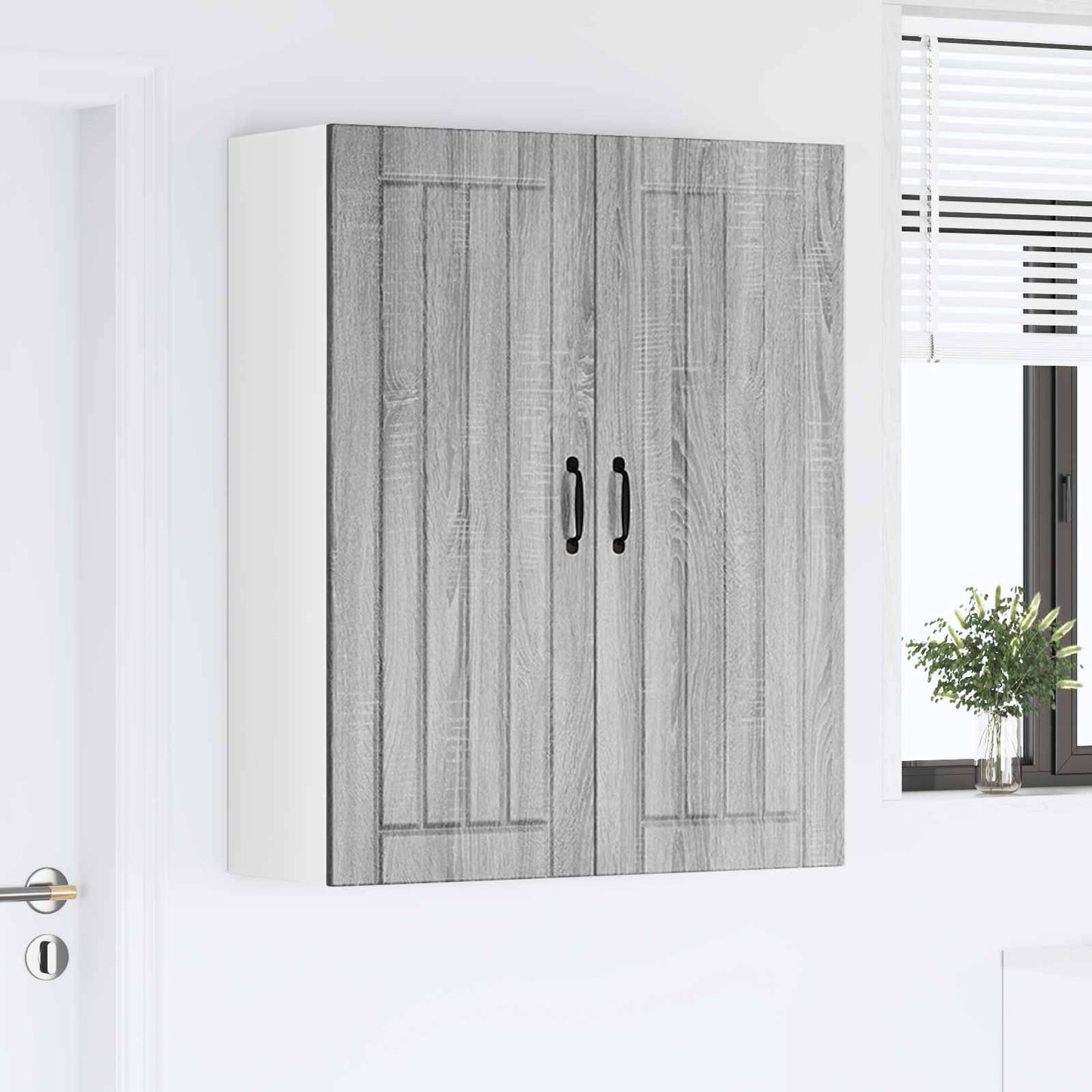 Pannello lavastoviglie Lucca Grigio Sonoma 80 x 31 x 100 cm | homemem39