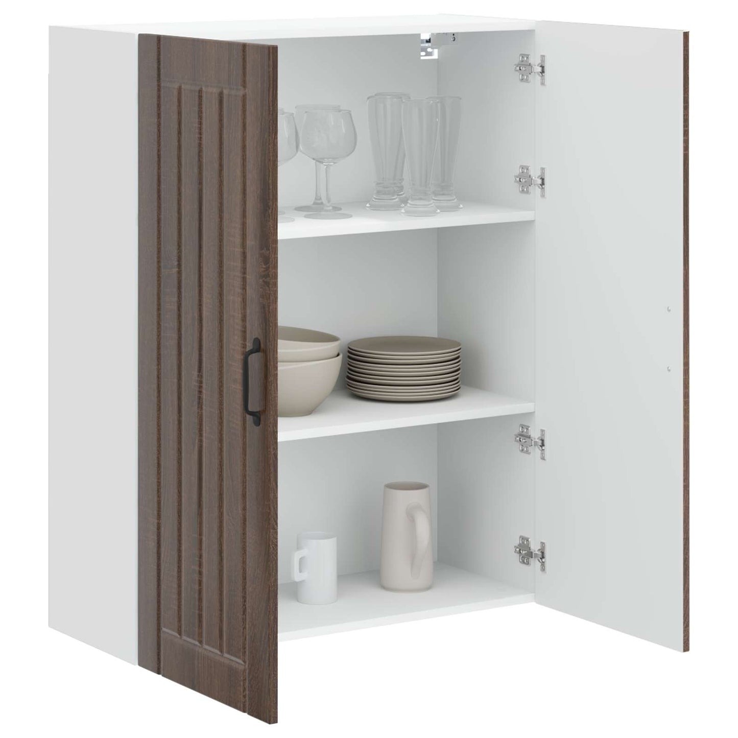 Armadietto a muro LUCCA Rovere Marrone 80 x 31 x 100 cm