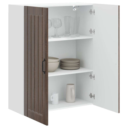Armadietto a muro LUCCA Rovere Marrone 80 x 31 x 100 cm