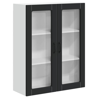 Pensile cucina Lucca Nero 80 x 31 x 100 cm Legno ingegnerizzato | homemem39
