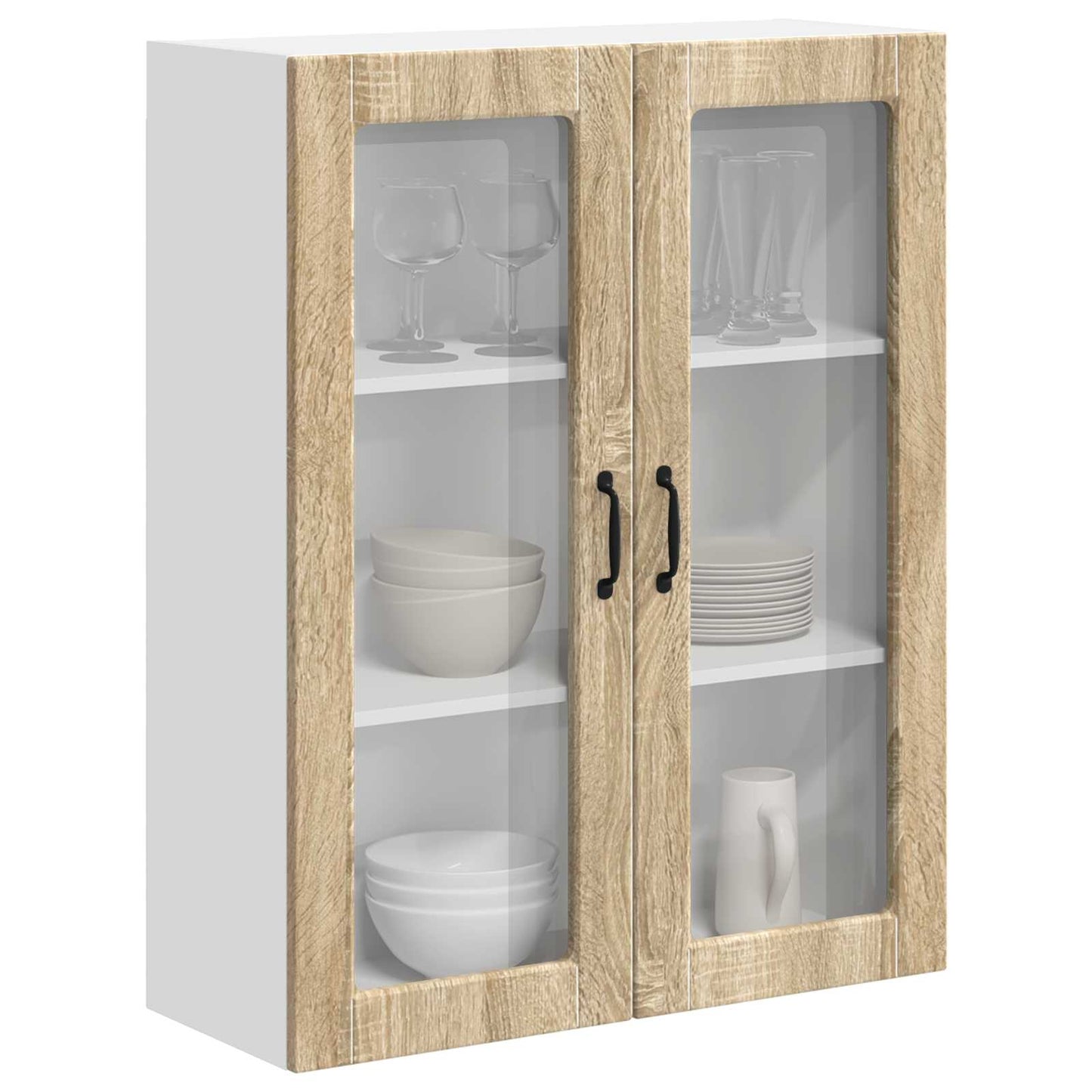 Pensile cucina con porta Lucca Rovere Sonoma 80 x 31 x 100 cm | homemem39