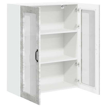 Pensile cucina con porta Lucca Grigio Cemento 80 x 31 x 100 cm | homemem39