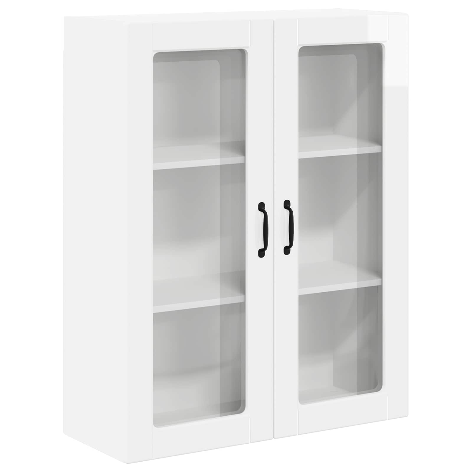 Pensile cucina con porta Lucca Bianco Lucido 80 x 31 x 100 cm | homemem39