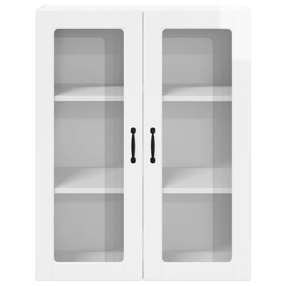 Pensile cucina con porta Lucca Bianco Lucido 80 x 31 x 100 cm | homemem39