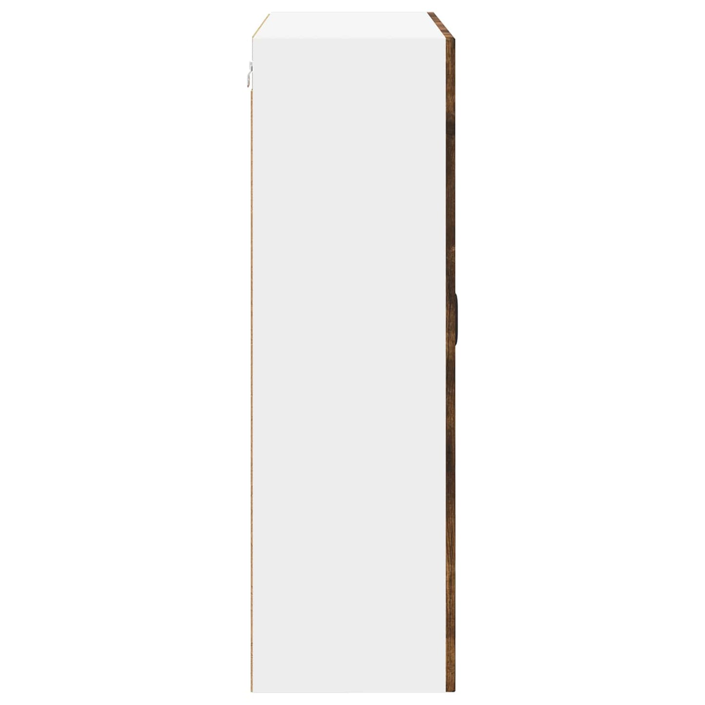 Mobile in vetro da parete LUCCA Rovere Fumo 80 x 31 x 100 cm