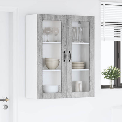 Pensile cucina con porta Lucca Grigio Sonoma 80 x 31 x 100 cm | homemem39