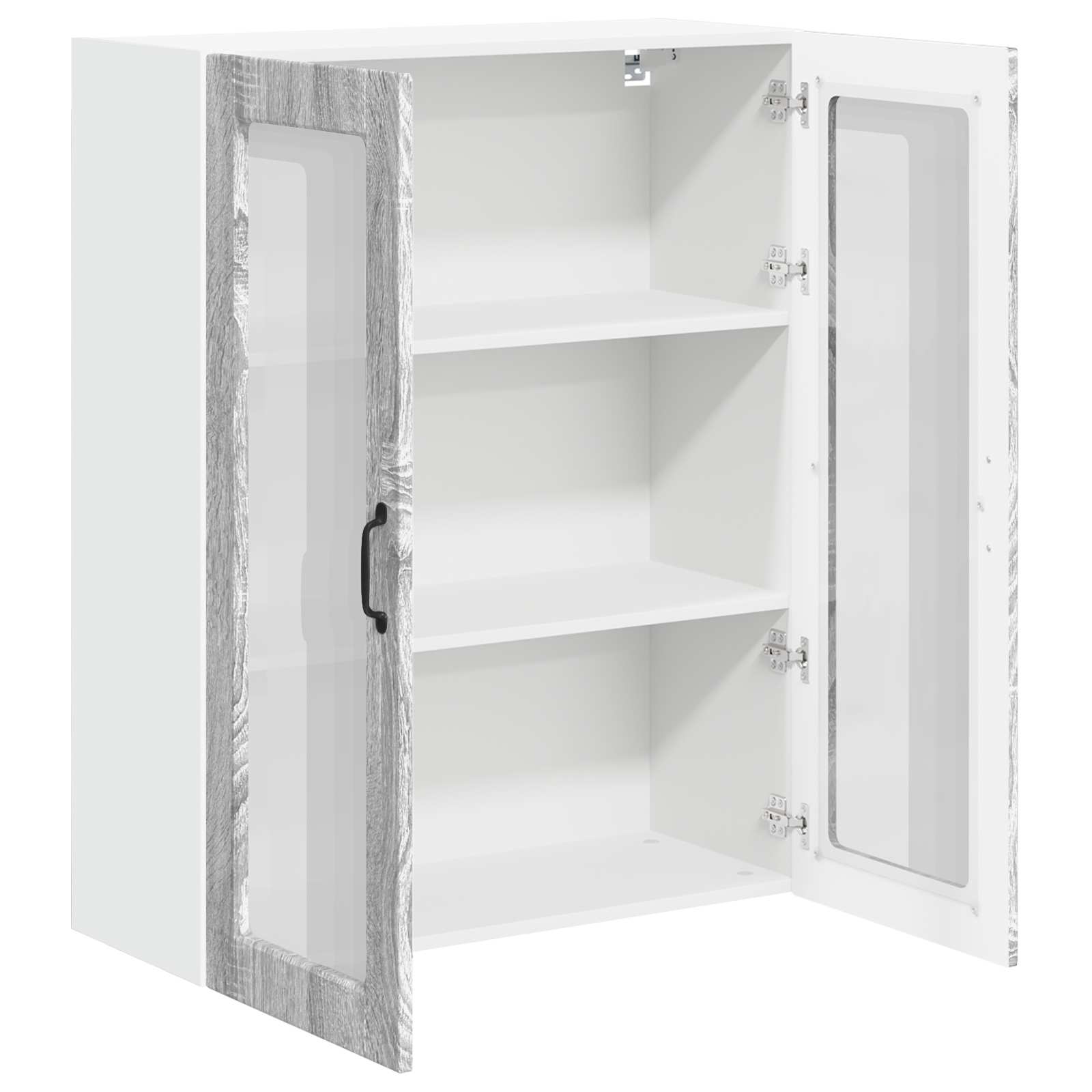 Pensile cucina con porta Lucca Grigio Sonoma 80 x 31 x 100 cm | homemem39