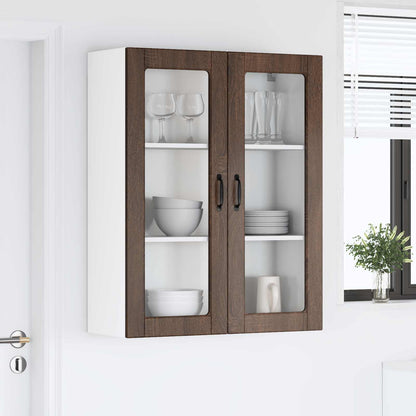 Pensile cucina con porta Lucca Rovere Marrone 80 x 31 x 100 cm | homemem39