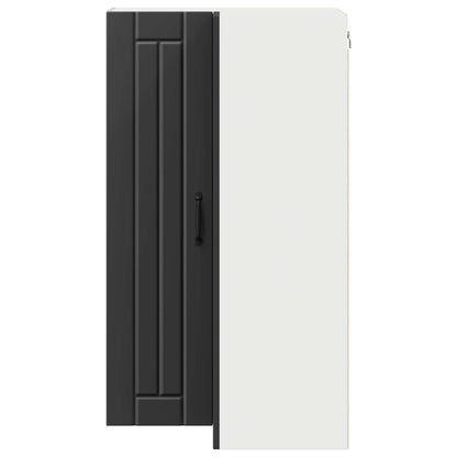Mobile angolare per parete LUCCA Nero 57 x 57 x 100 cm