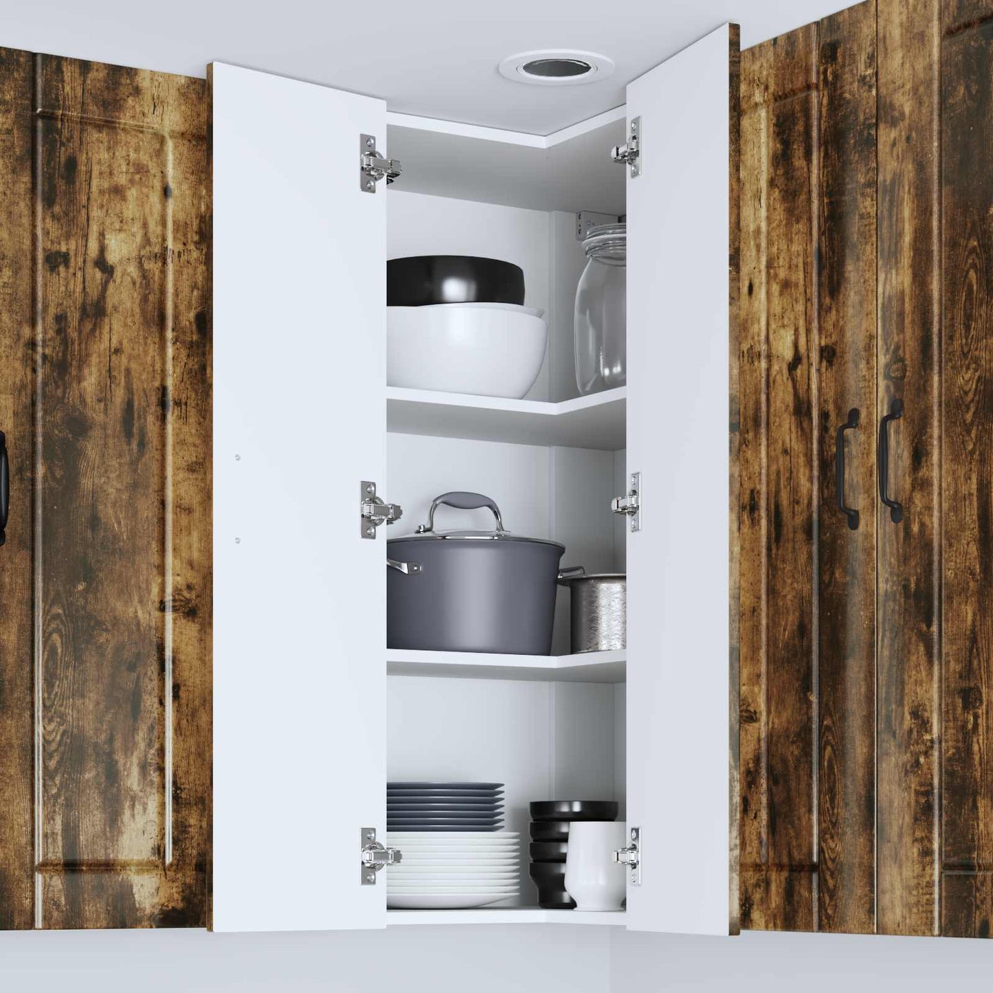 Pannello lavastoviglie Lucca Rovere Fumo 57 x 57 x 100 cm | homemem39