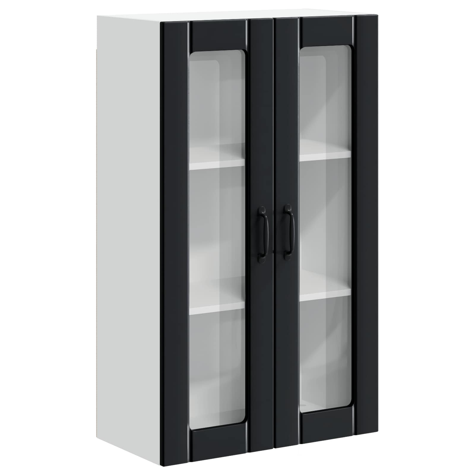 Pensile cucina Lucca Nero 60 x 31 x 100 cm Legno ingegnerizzato | homemem39