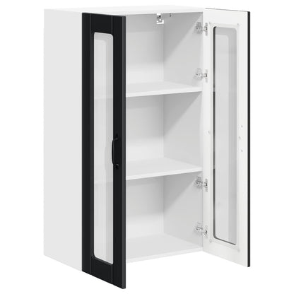 Pensile cucina Lucca Nero 60 x 31 x 100 cm Legno ingegnerizzato | homemem39