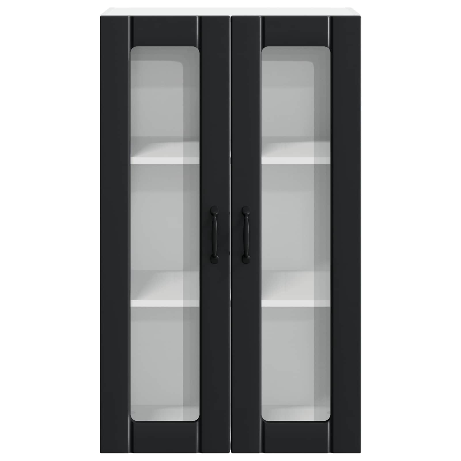 Pensile cucina Lucca Nero 60 x 31 x 100 cm Legno ingegnerizzato | homemem39