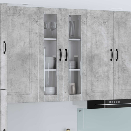 Pensile cucina con porta Lucca Grigio Cemento 60 x 31 x 100 cm | homemem39